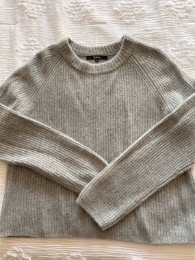Quince Ribbed Fisherman Cashmere Sweater